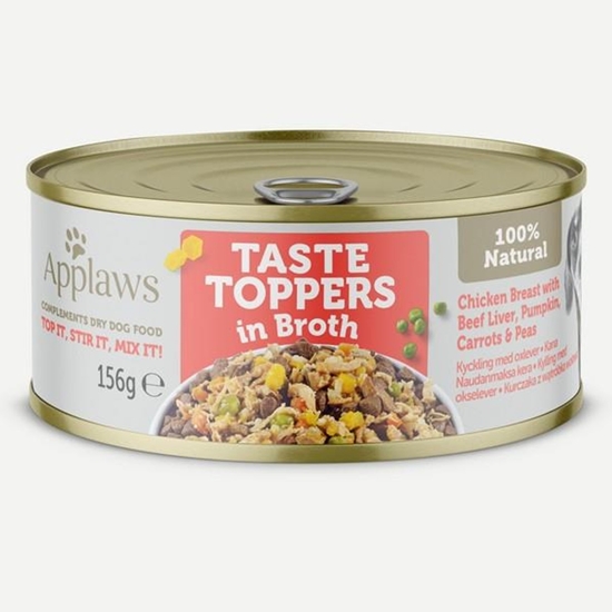 Picture of Applaws Taste Toppers Wet Dog Food Chicken Liver & Vegetable